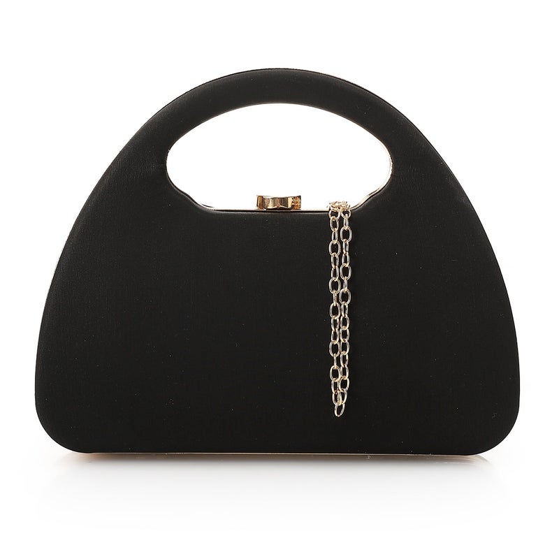 Mr.joe Arched Handle Clutch - Black - Image 1