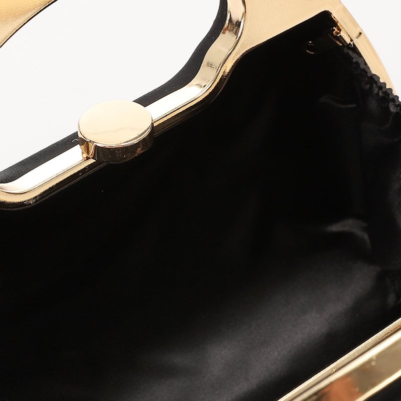 Mr.joe Arched Handle Clutch - Black - Image 4