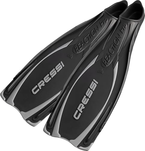Cressi Reaction Pro Full Foot Pocket Fins Black 4243 - Image 3