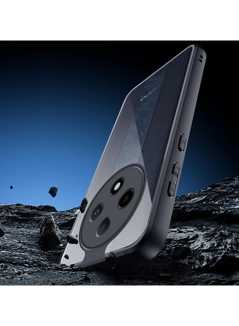 Case Cover Shockproof Hard PC Back Soft TPU Frame Anti-yellowing Slim Protective Cover Compatible with Oppo Reno 12F (Clear) - Image 3