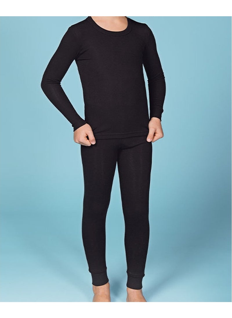 Elif Çamaşır Elif Laundry Tutku Boys Thermal Long Sleeve Suit 
