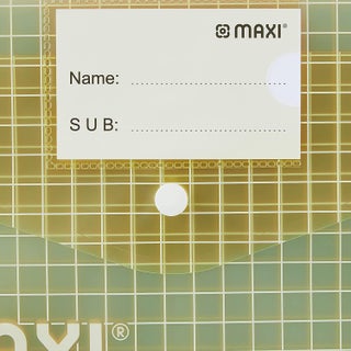 Maxi F/S Clear Bag with Name Card - Assorted 6 Pack - view 3