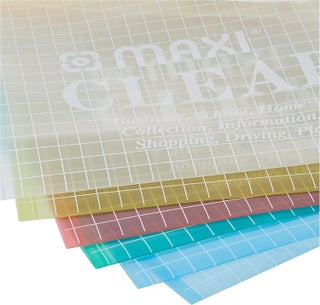 Maxi F/S Clear Bag with Name Card - Assorted 6 Pack - view 5