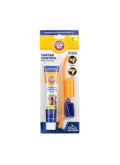 Arm & Hammer Tartar Control Dental Kit for Dogs Banana Mint  - Image 1
