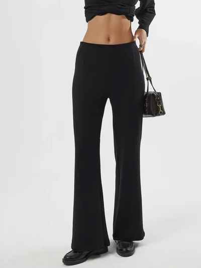 Busem BUSEM High Waist Pull-On Straight Leg Pants