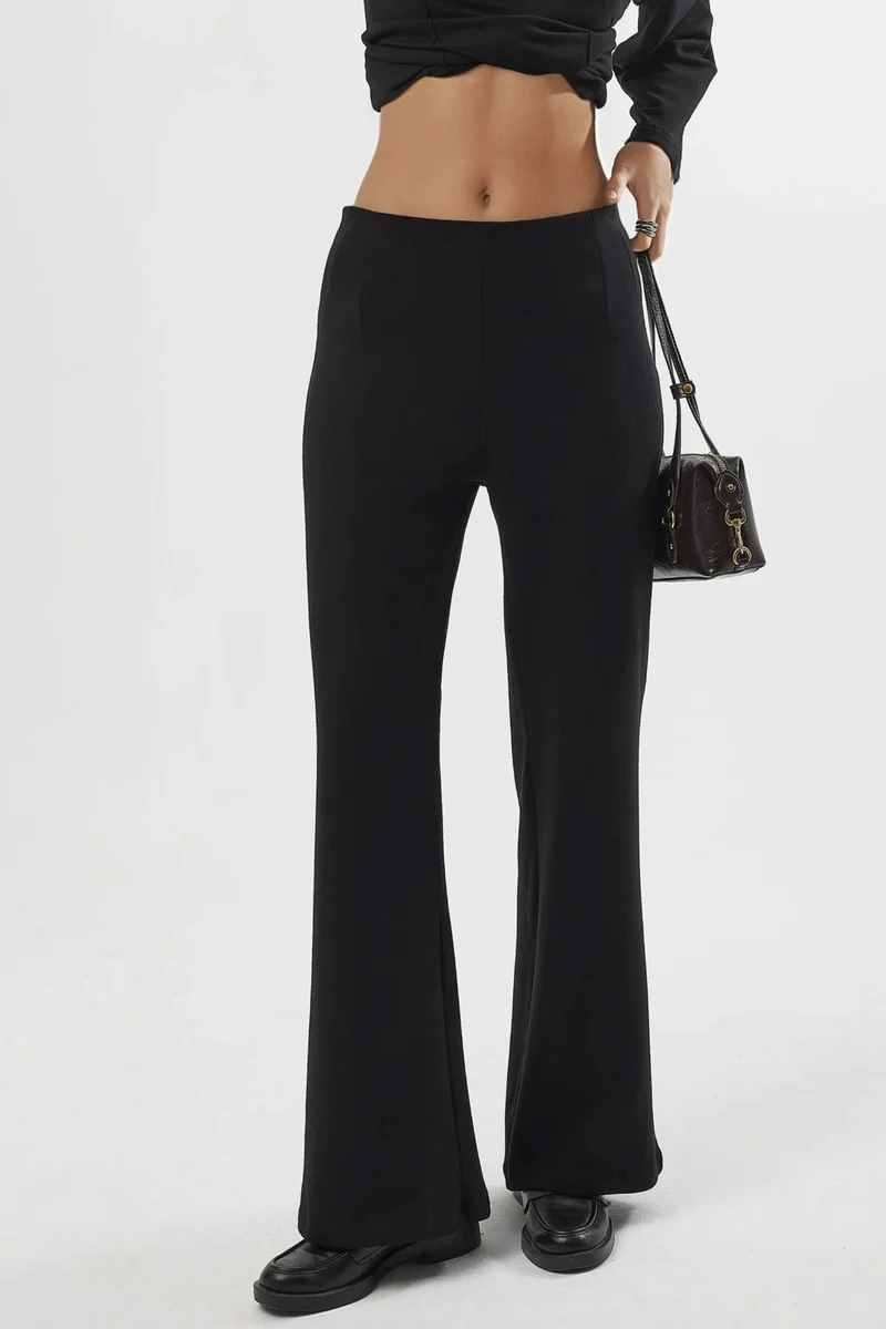 Busem BUSEM High Waist Pull-On Straight Leg Pants