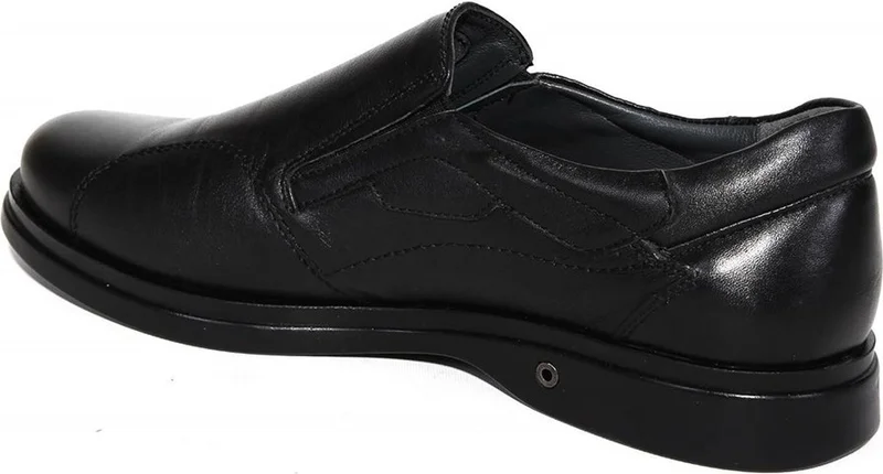 Forelli 6921-H Black Men's Genuine Leather Shoes