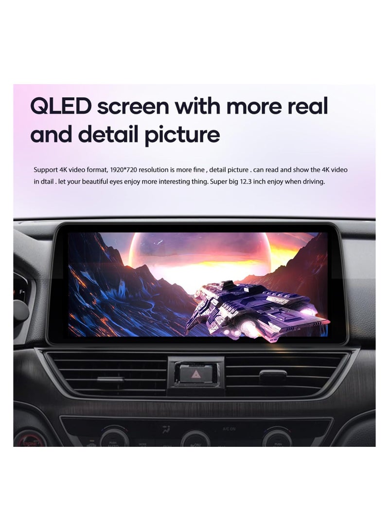 Raymos 12.3 inch VW Car Stereo VW Universal Fitment 2019-2022  Android Screen Support Apple Carplay Android Auto Wireless 4GB RAM Fast Interface included 4G Wifi USB QLED ( 1280x720 ) - Image 2