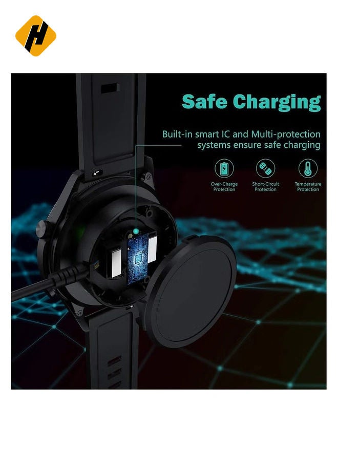 HuHa Charger Compatible with Huawei Watch GT, GT2, GT 2e, Honor Watch Magic, Magic 2, Honor Watch GS Pro 100cm USB Charging Cable - Image 3