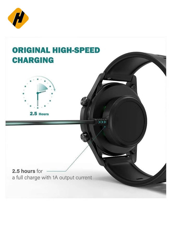 HuHa Charger Compatible with Huawei Watch GT, GT2, GT 2e, Honor Watch Magic, Magic 2, Honor Watch GS Pro 100cm USB Charging Cable - Image 4