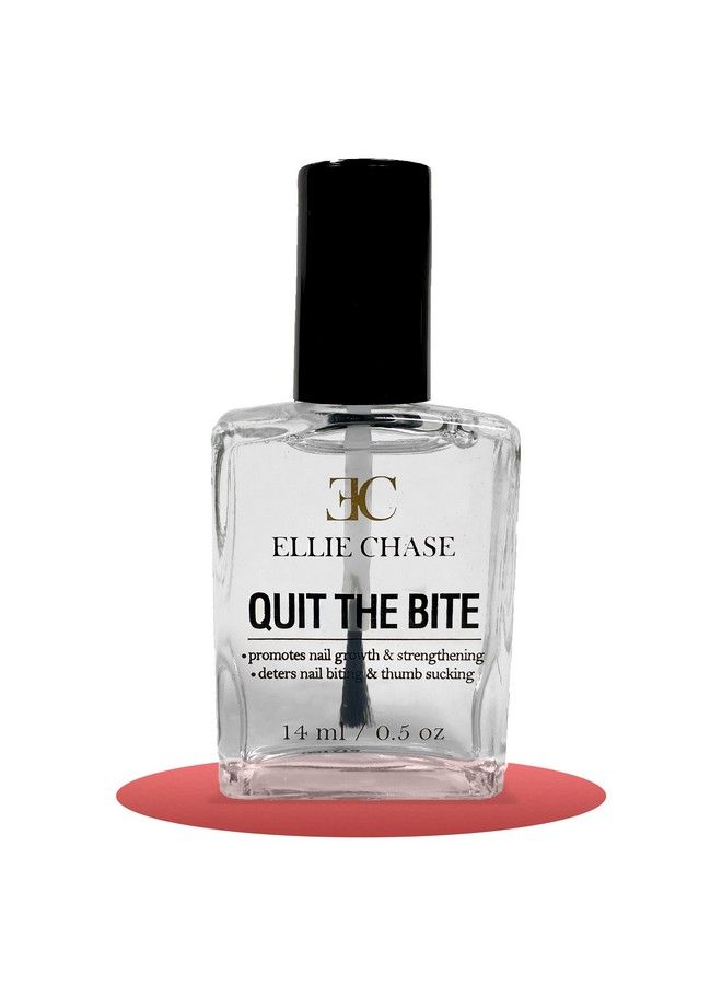 ELLIE CHASE علاج طلاء مانع لقضم الأظافر بطعم مر للغاية 0.5 أونصة | توقف عن وضع أصابعك في فمك | آمن للبالغين والأطفال | يساعد على نمو الأظافر صنع في الولايات المتحدة | خالي من DBP خالي من TPHP - Image 2
