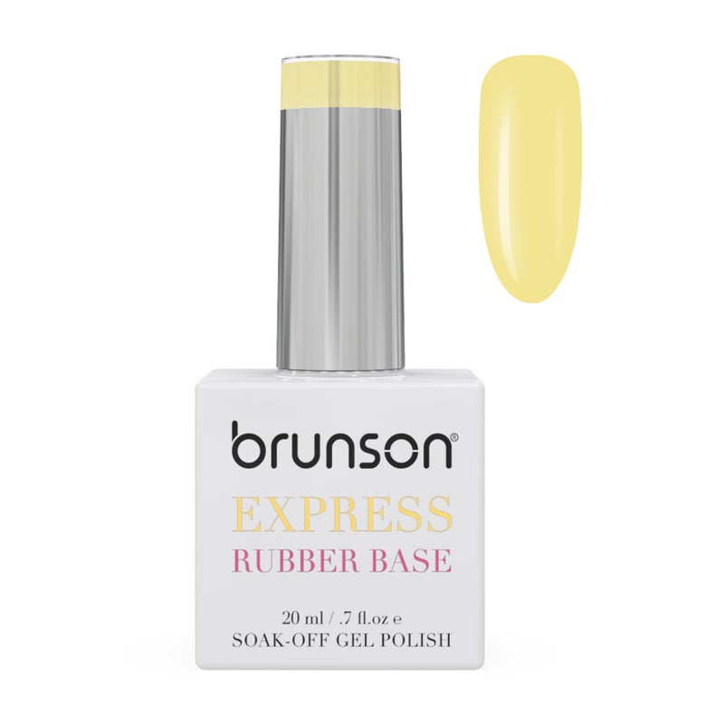 brunson TPO free Rubber Base Gel polish 20ml Soak Off Base Coat for Nail Strengthening Long Lasting Gel Polish Base for Chip Free Shine Brittle Nails UV Rubber base Russian manicure Non Yellowing salon manicure - Image 1