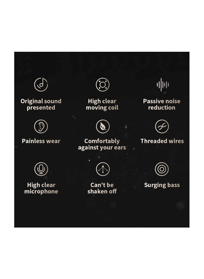 نيبمينينت سماعة أذن داخلية سلكية مع ميكروفون أخضر/أسود - Image 3