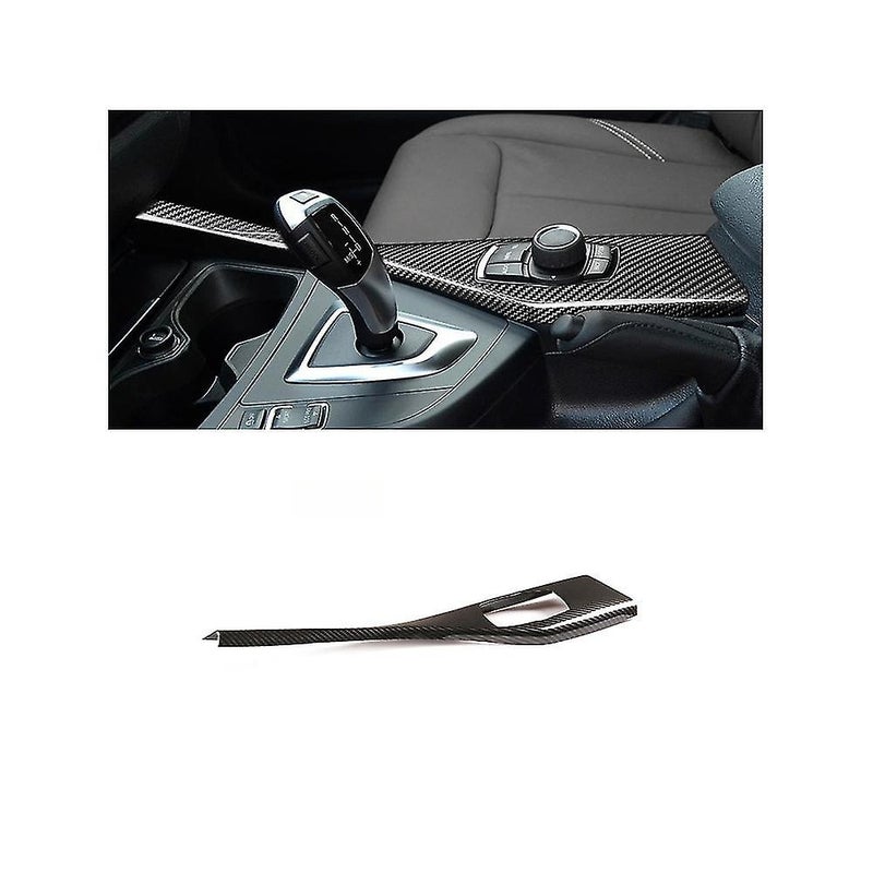 Carbon Fiber Multimedia Button Panel Cover For Bmw 1 Series F20 F21 - Image 5