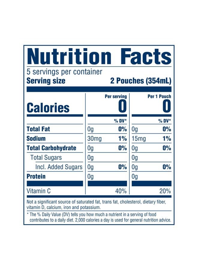 Kool-Aid Jammers Tropical Punch Zero Sugar Artificially Flavored Kids Soft Drink (10 ct Box, 6 fl oz Pouches) - Image 2