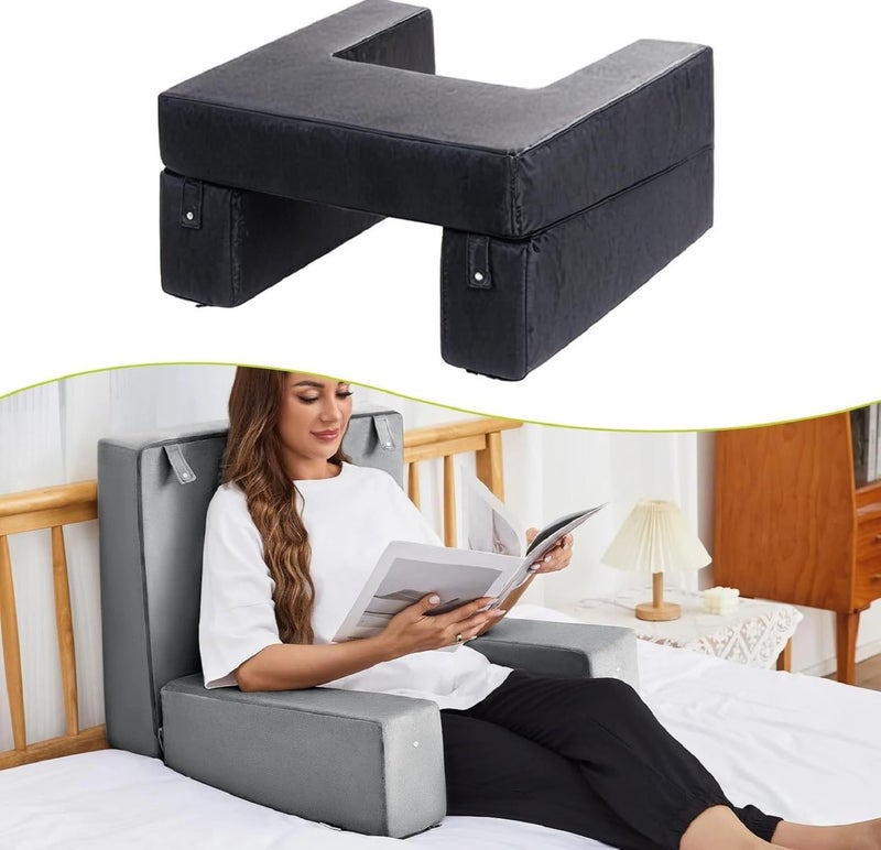 PUM PUM Pumpum Lap Desk Pillow for Comfortable Work & Study – Soft, Portable, Ergonomic Cushion for Laptops, Tablets & Reading,Black - Image 3
