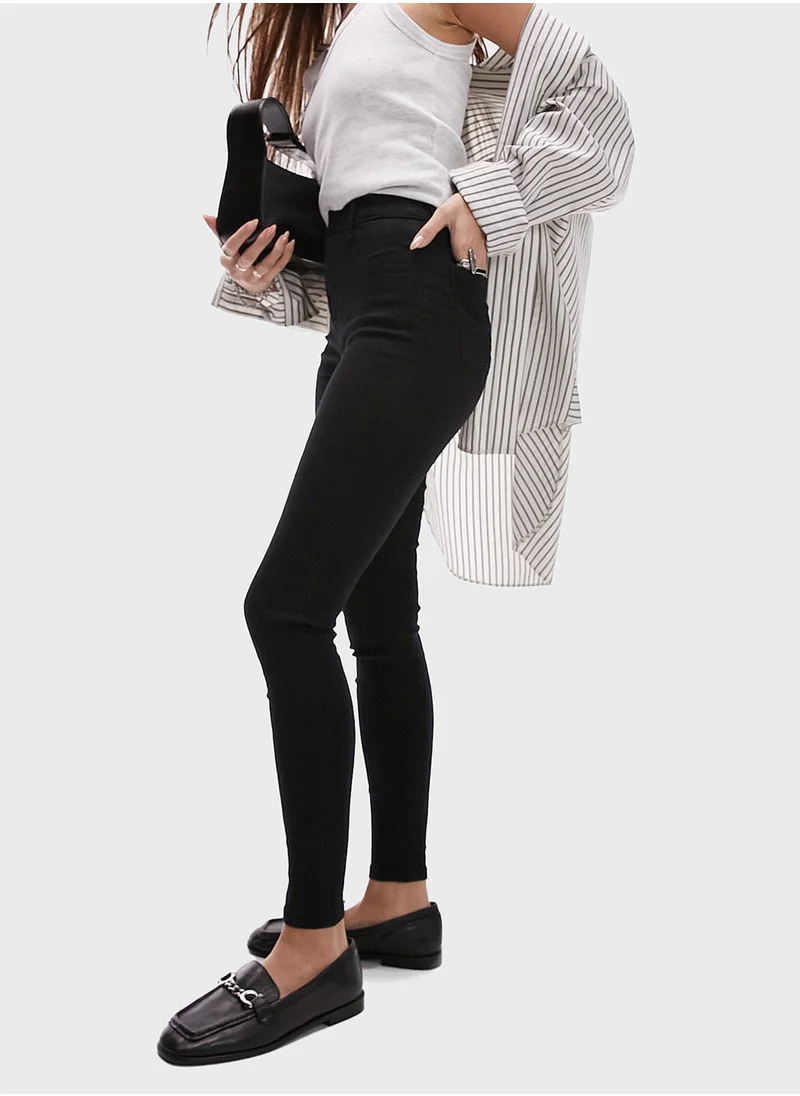 توب شوب Topshop Joni jeans in black