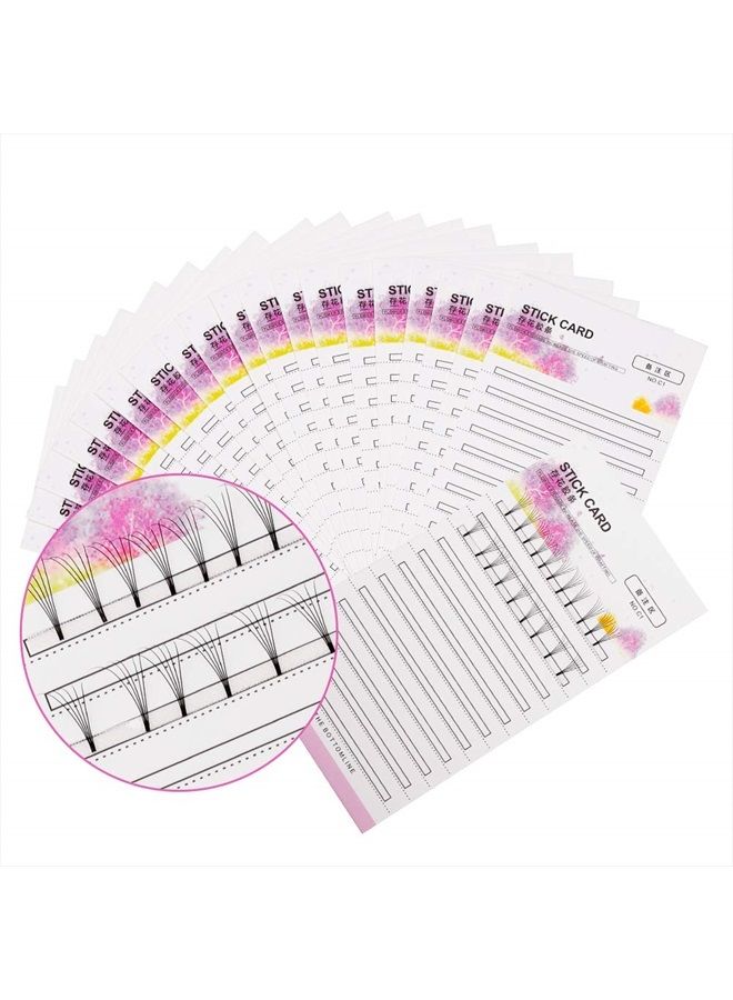 FADLASH Eyelash Extensions Supplies FADLASH 20Pcs Eyelash Fan Holder Easy Fan Volume Lashes for Storage Volume Fans Graft Eyelashes Make Fans Tools Lash Fan Holder  - Image 1