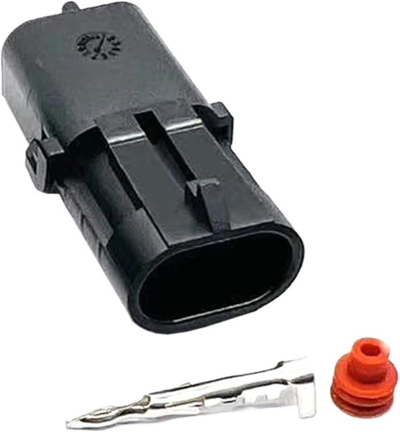 SSXLSMYXGS 2 Sets 2 Pin 12015792 12010973 2.5 Mm Series Female Male Waterproof Automobile Cable Connector SSXLSMYXGS(2p Male,5 Sets)