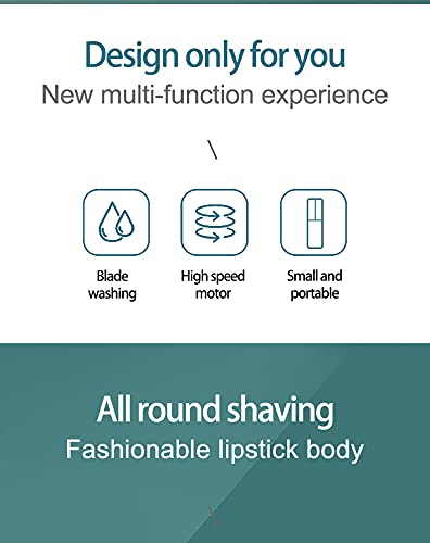 Painless Facial Hair Remover Tool for upper Lower lips Chin Face Eyebrows Nose cheeks shaver Razor or Pen Trimmer for women girls bride (SMALL), white - Image 2