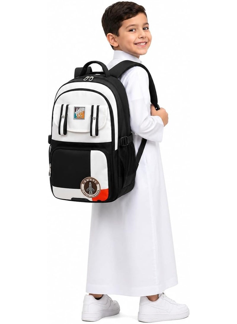 Unisex Kids' Backpack - Large, Lightweight, Multi-Pocket School Bag - Stylish and Comfortable Back-to-School Bag for Elementary and Middle School Students - Image 1