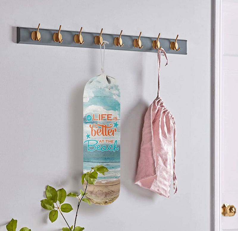 HiLus Grocery Bags Holder Organizer For Shopping Bags  Wall Mount Plastic Bags Storage Container Dispensers  Pet Lovers Home Kitchen Bags  The Bag Bag Grocery Bag Holder  Gifts For Women Cat Mom Dad (G-38) - Image 4