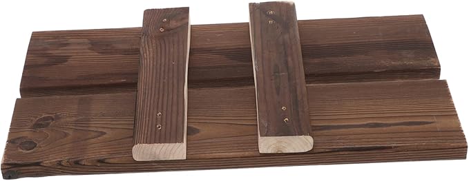 Unique Aquarium Decor Wooden Tank Board Fish Bowl Accessory 35X8X1 5CM - Image 1