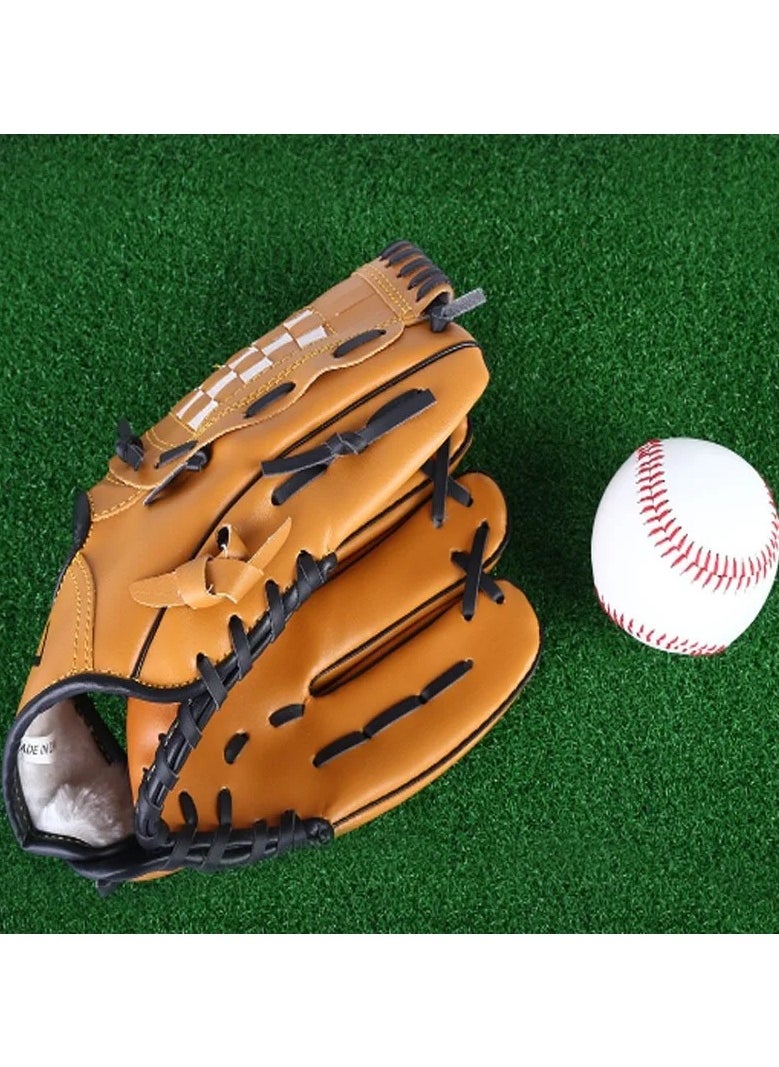 AROAQ Outdoor Sport Baseball Glove Softball Practice Equipment Left Hand for Kids Adults Men Women Training  - Image 3
