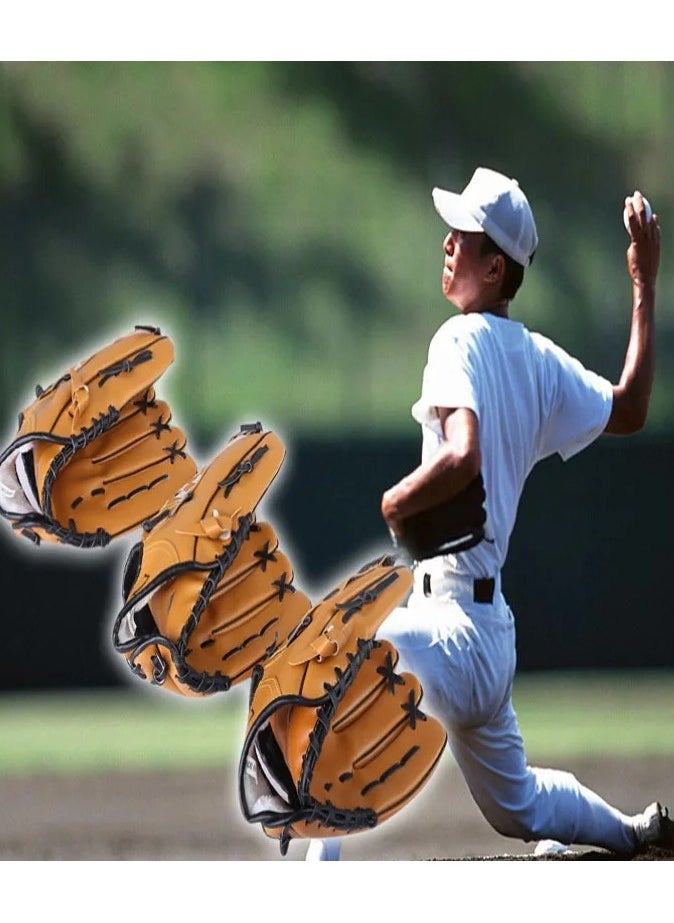 AROAQ Outdoor Sport Baseball Glove Softball Practice Equipment Left Hand for Kids Adults Men Women Training  - Image 5