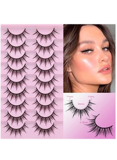 Fake Lashes, Fairy Manga Lashes Spiky Anime False Eyelashes 3D Natural Makeup Little Devil Fake Lashes 9 Pairs - pzsku/Z1BD6B13B7C91AE314DD0Z/45/_/1698650119/9ff68aa9-d8e6-494d-91b9-fd90c587a670