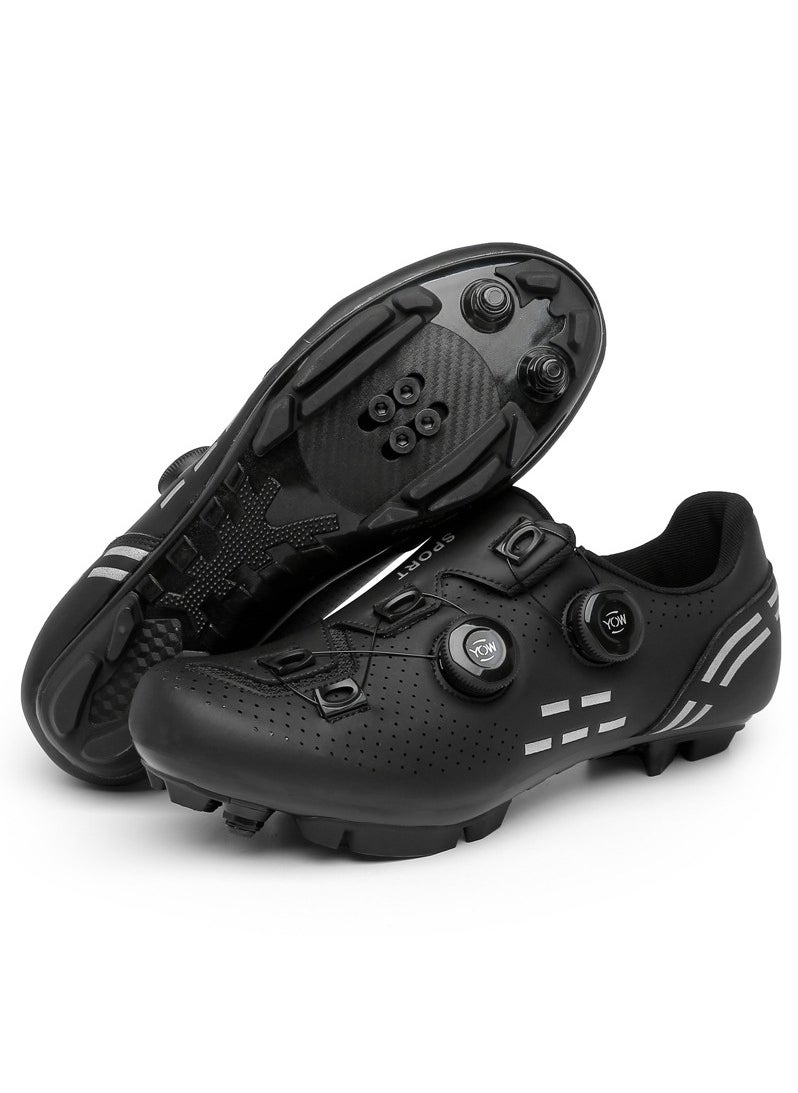 KUYING New Type of Road Lock Cycling Shoes Hard Sole Mountaineering Shoes Racing Sports Shoes 