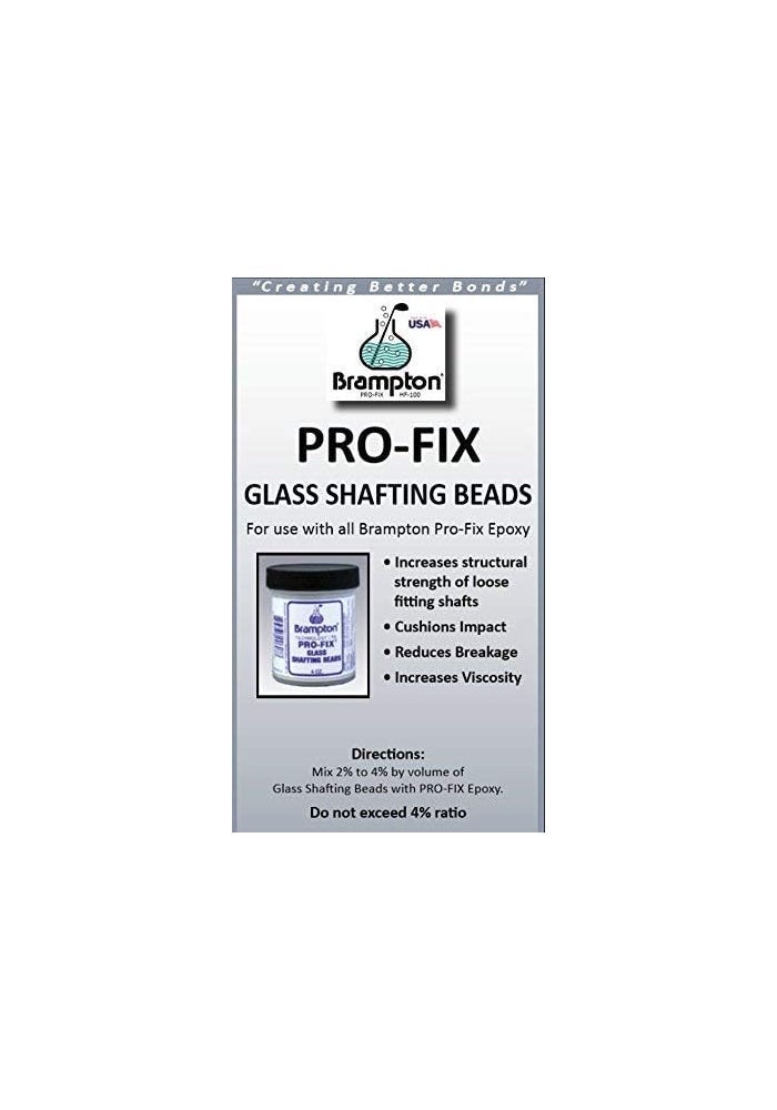 BRAMPTON TECHNOLOGY, LTD. Brampton Pro-Fix Glass Shafting Beads - Golf Club Shaft Installation Stabilizer for Enhanced Bond Strength - Image 2