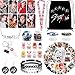 Japior Stray Kids MerchStray Kids Gift Set with Drawstring Bag 8 Cartoon Badges50 Stickers8 Photocards3 Themed Bracelets NecklaceEarrings KeychainStraykids Lanyards for Fans - Image 3