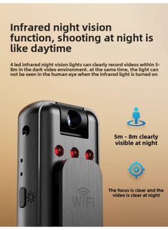 Generic Camera DV Recorder Recording Pen Recording HD Video Recording Pen Motion Anti-shake All-in-one Machine Function Law Enforcement Tape-Body Color:Ultra-clear Version [no Network Video Recording, Ultra-clear Night Vision, Automatic Saving Qingying Qingying 64g  - Image 4