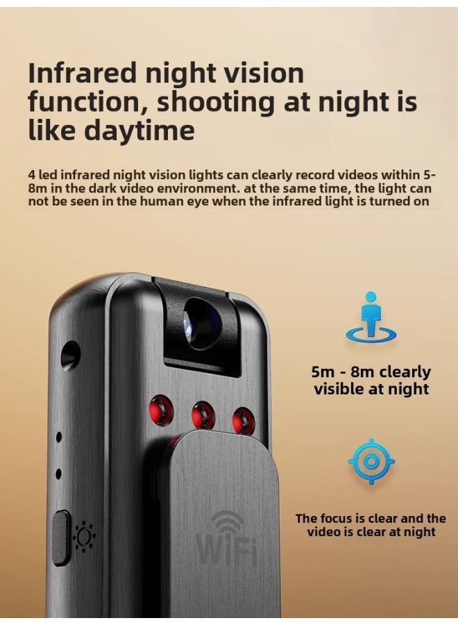 Generic Camera DV Recorder Recording Pen Recording HD Video Recording Pen Motion Anti-shake All-in-one Machine Function Law Enforcement Tape-Body Color:Ultra-clear Version [no Network Video Recording, Ultra-clear Night Vision, Automatic Saving Qingying Qingying 64g  - Image 4