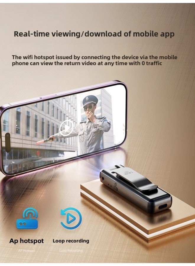 Generic Camera DV Recorder Recording Pen Recording HD Video Recording Pen Motion Anti-shake All-in-one Machine Function Law Enforcement Tape-Body Color:Ultra-clear Version [no Network Video Recording, Ultra-clear Night Vision, Automatic Saving Qingying Qingying 64g  - Image 3