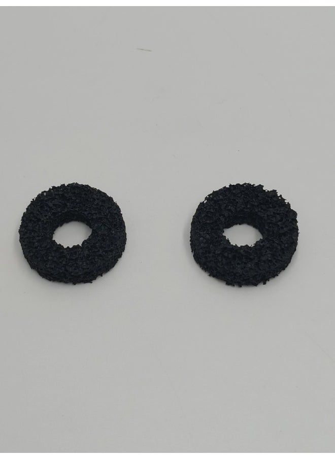 Generic - LegionGoPS4PS5PROXBOXROGPSPortal Rocker Feel Enhancement Buffer Ring Large Quantity Discount-Product Color:A Pair Of Black Rough Holes - Image 1