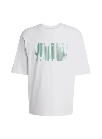 adidas Originals U Hot Gfx T White Training T-Shirts For Unisex Xs