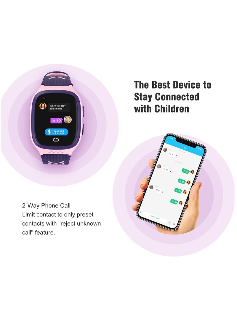 ارواق LT31 الأطفال متعدد الوظائف للأطفال S-mart ساعة T-Racker الذكية الفرقة الحساسة T-ouch الشاشة المدعومة 4G SIM C-ard SOS & Video Chat Call Camera 3 المنبه ضبط LBS Positioning IP67 Water - Image 4