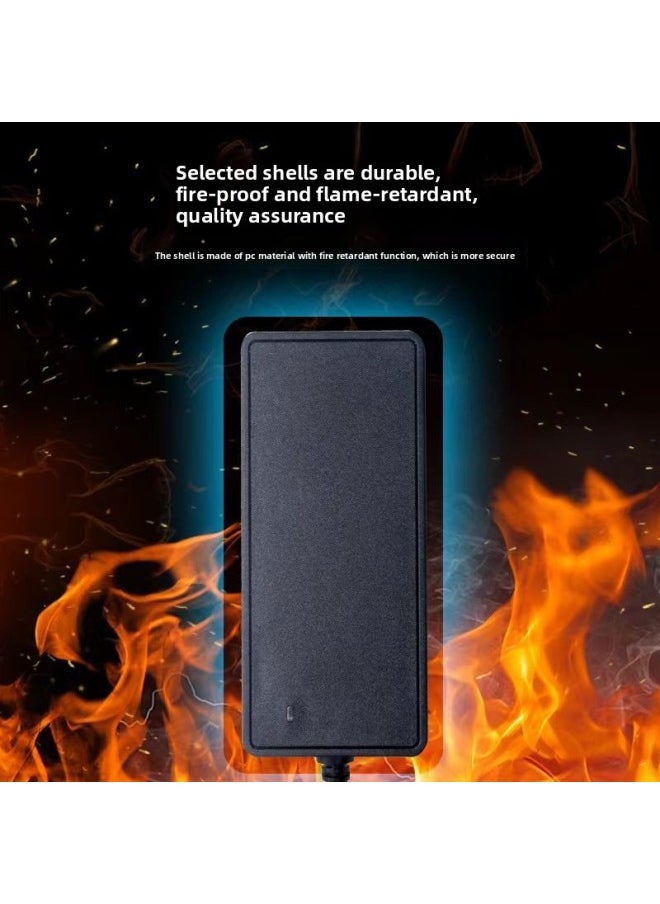 Generic - 12v5a Desktop Power Adapter 60W DC Led Light Bar Switching Power Supply-Color:Black-Specifications:Socket Outlet - Image 1