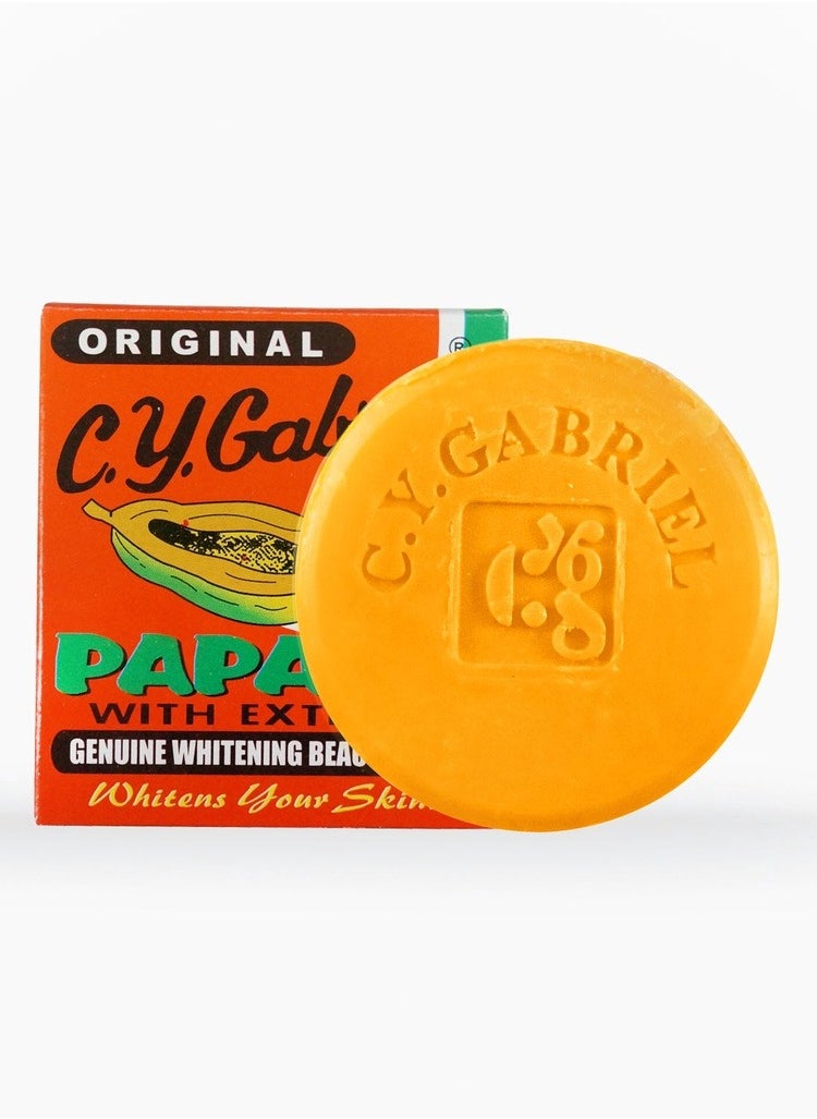 C.Y.Gabriel - C.Y. Gabriel Papaya Soap 60gm (Pack of 4). - Image 1