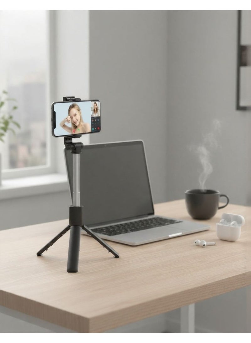 Bluetooth Selfie Stick R1 With Remote Control and Convert to Tripod Holder Stand - Image 1