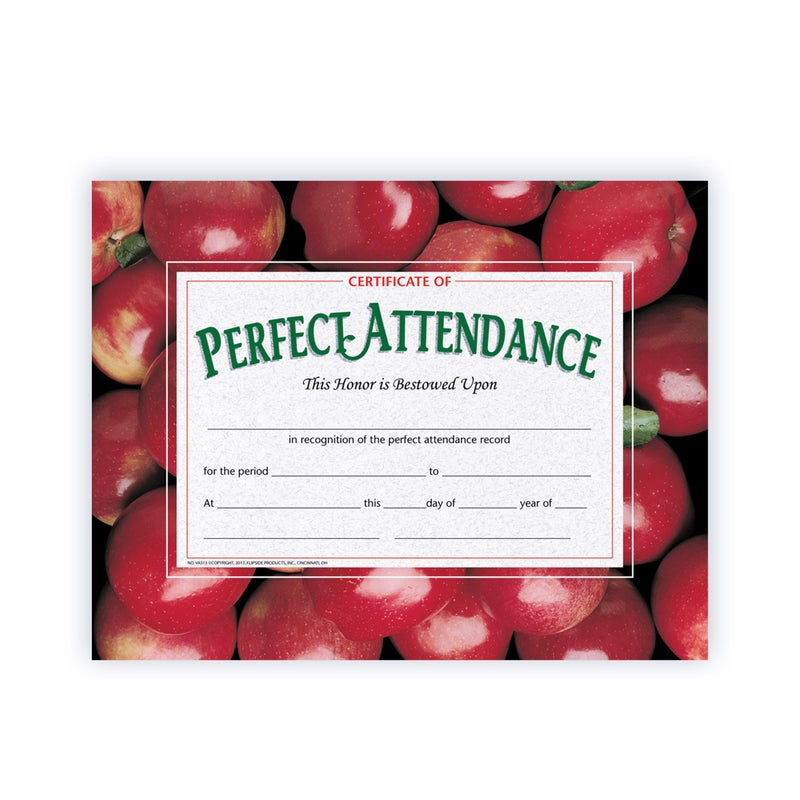 Flipside Products Hayes Certificate of Perfect Attendance, (Set of 30) - Image 5