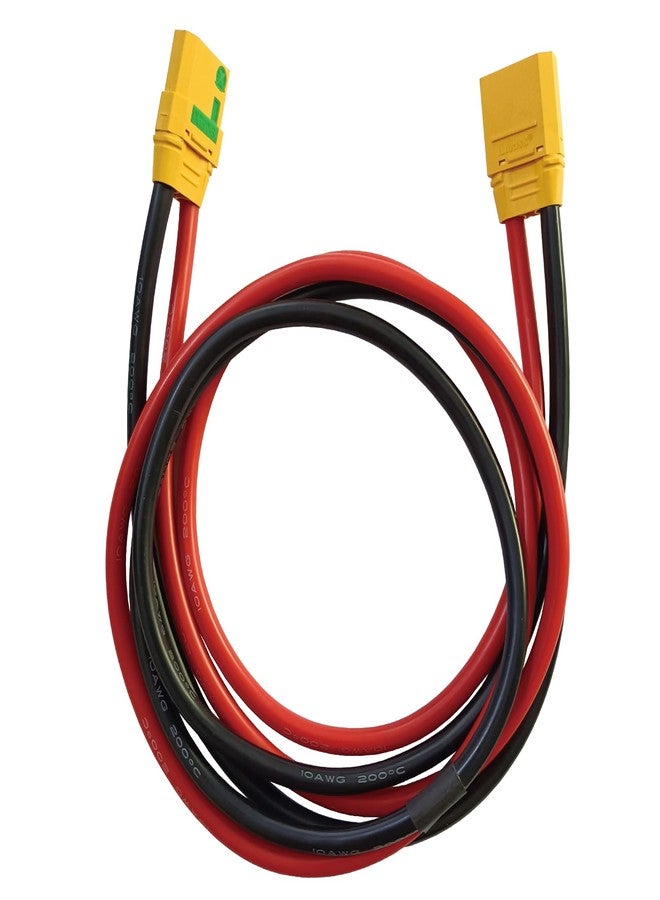 LINSYRC XT90-S Anti-Spark Female Connector to XT90H Male Connector Extension Cable 100CM 10AWG for RC Model Vehicle Aircraft Model - Image 2