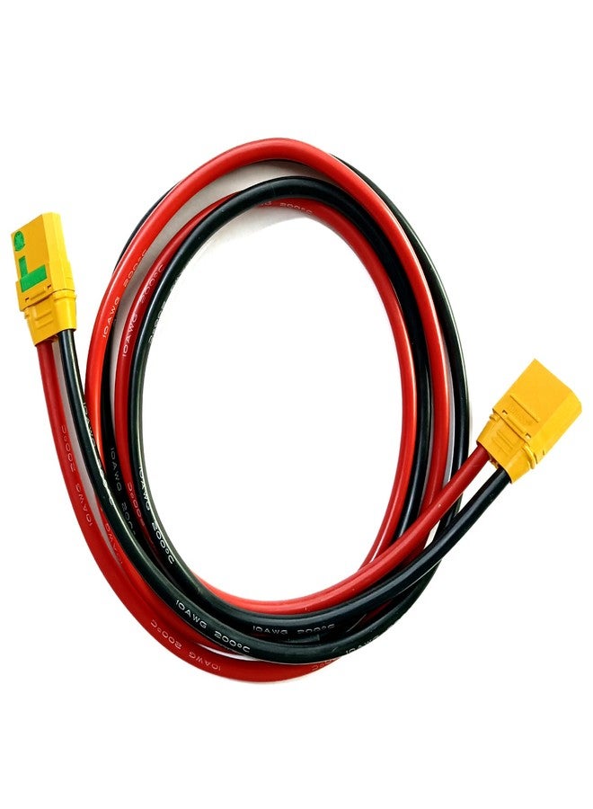 LINSYRC XT90-S Anti-Spark Female Connector to XT90H Male Connector Extension Cable 100CM 10AWG for RC Model Vehicle Aircraft Model - Image 1
