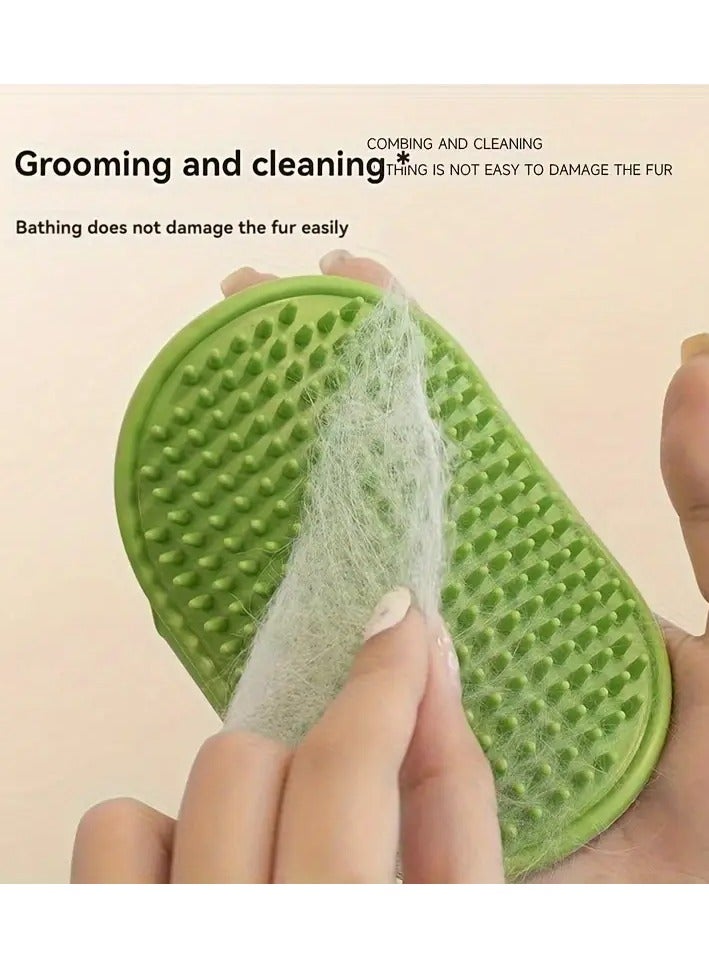 جلوسكي فرشاة القط السيليكون للتنظيف والتفكيك والتدليك - متعددة الوظائف وغير الكهربائية وصديقة للجلد وآمنة وبدون رائحة للقطط - غير مشحونة - Image 4