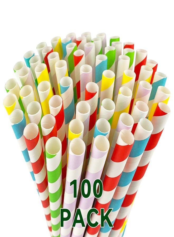 كيه تي أوه جوي عبوة KTOJOY من 100 قطعة، شفاطات ورقية عريضة للغاية لمشروبات البوبا، مناسبة للعصائر والميلك شيك، شفاطات قابلة للتحلل الحيوي بعرض 10 مم للمشروبات - لوازم حفلات الزفاف والمناسبات الخاصة - Image 1
