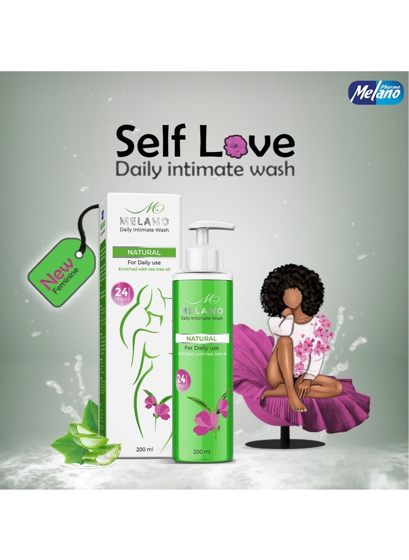 MELANO Whiten And Tightening Feminine Wash Clear 200 ml  - Image 2