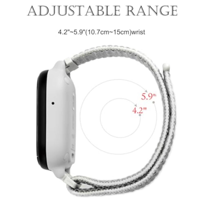 Hook Loop Gizmo Watch Nylon Strap with Quick Release Pins, 20mm Sport Watch Bands Compatible with Gizmo Watch 2/1 - Image 3