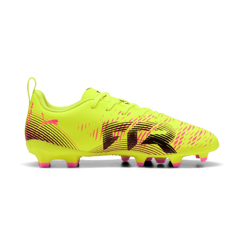PUMA FUTURE 8 PLAY FG/AG Boys Yellow Football Boots - Image 5